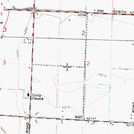 Topographic Map of H 17 C Lateral, ID
