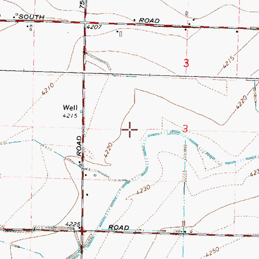 Topographic Map of H 7 Lateral, ID