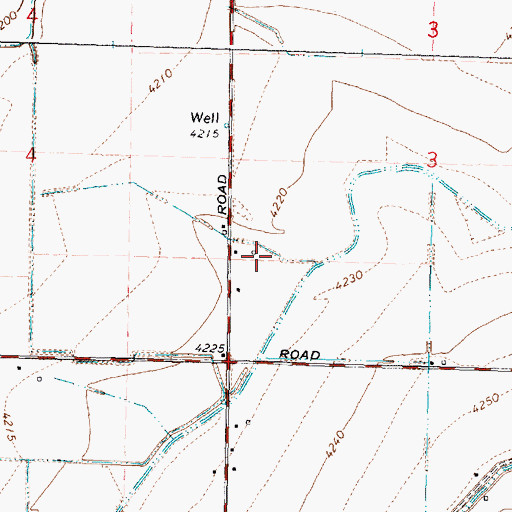 Topographic Map of H 8 Pipeline, ID