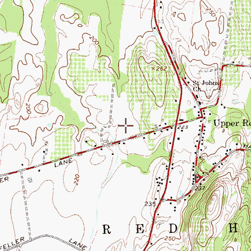 Topographic Map of Alison Vineyards, NY