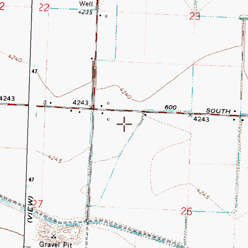 Topographic Map of J 24 Pipeline, ID