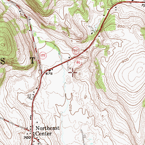 Topographic Map of Silamar Farm, NY