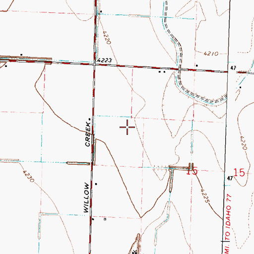 Topographic Map of J 26 Pipeline, ID