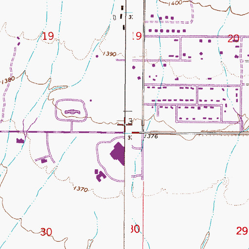 Topographic Map of Shepard of the Desert Lutheran School, AZ