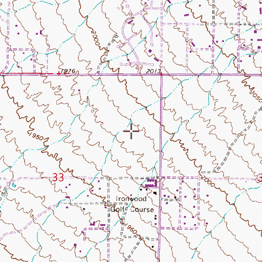 Topographic Map of Desert Sun Elementary School, AZ