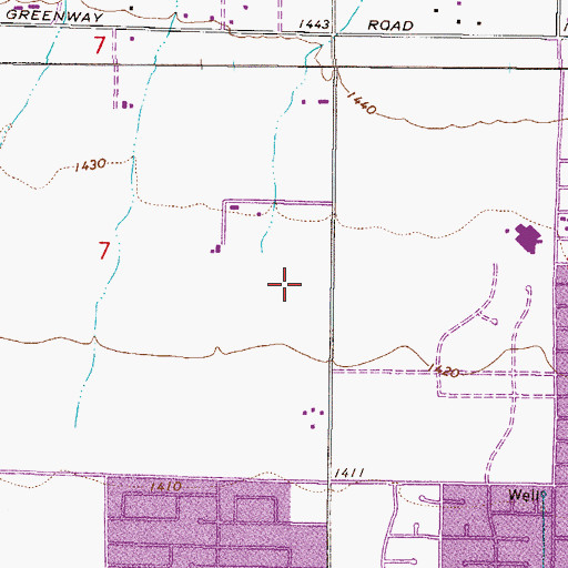 Topographic Map of Scottsdale Christian Academy, AZ