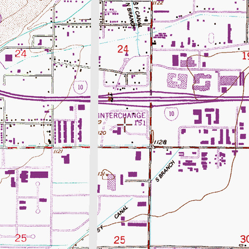 Topographic Map of Precision Academy System Charter School, AZ