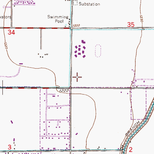 Topographic Map of Ecotech Agricultural Charter School (historical), AZ