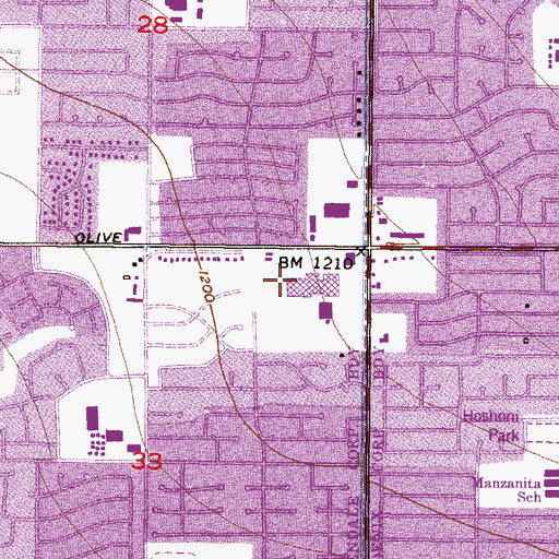 Topographic Map of Arizona College of Allied Health, AZ