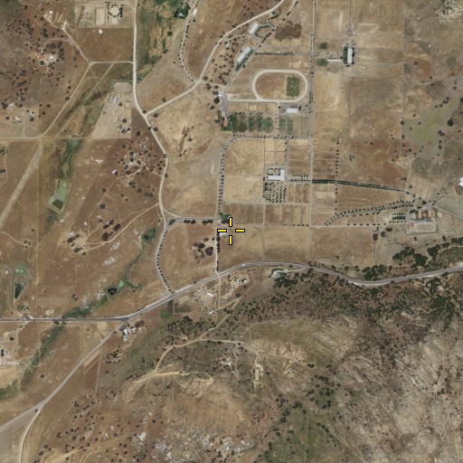 Aerial/Satellite Image of Witch Creek Fire Control Station, CA