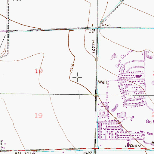 Topographic Map of Copper King Elementary School, AZ