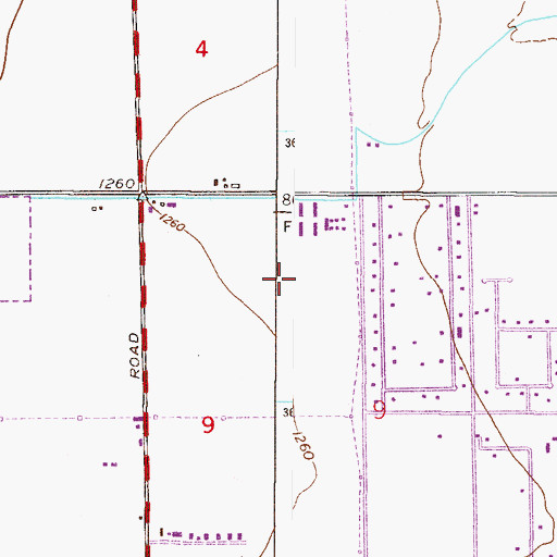 Topographic Map of Sonoma Ranch Elementary School, AZ