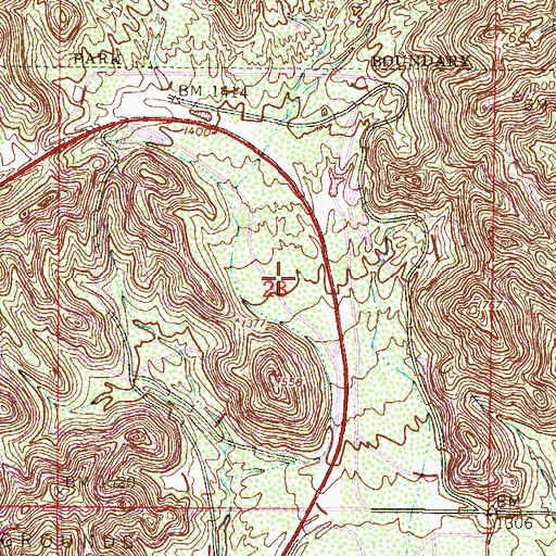 Topographic Map of Kyrene Altadea Middle School, AZ