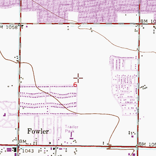 Topographic Map of Sunridge Elementary School, AZ