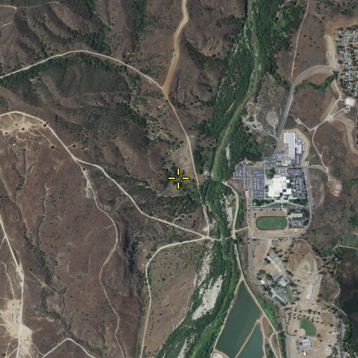 Aerial/Satellite Image of Wood Canyon, CA