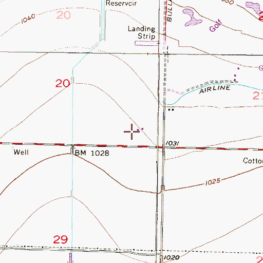 Topographic Map of Millennium High School, AZ