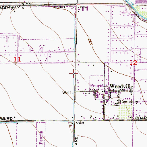 Topographic Map of Spirit of Hope Montessori School, AZ