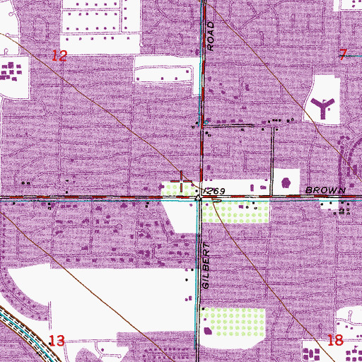 Topographic Map of Montessori International School, AZ