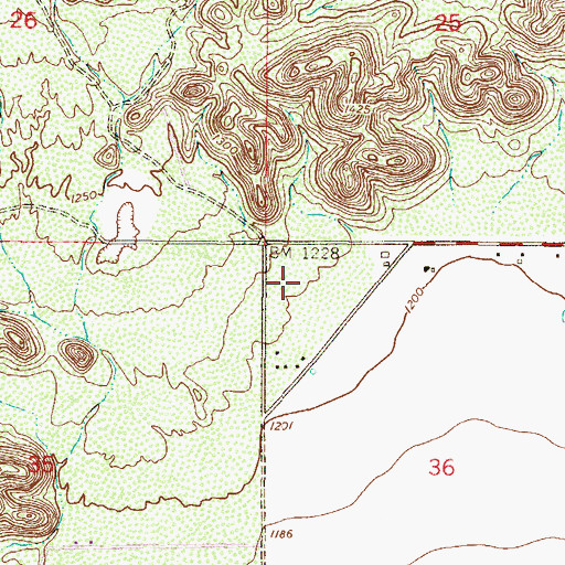 Topographic Map of Ahwatukee Foothills Montessori School, AZ