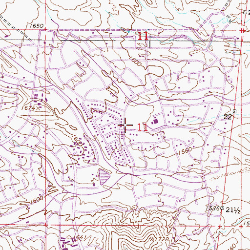 Topographic Map of EVIT - Fountain Hills Vocational Center, AZ