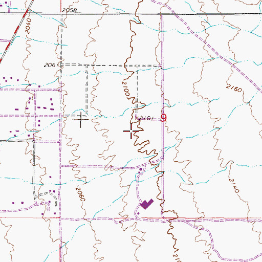 Topographic Map of Black Mountain Elementary School, AZ