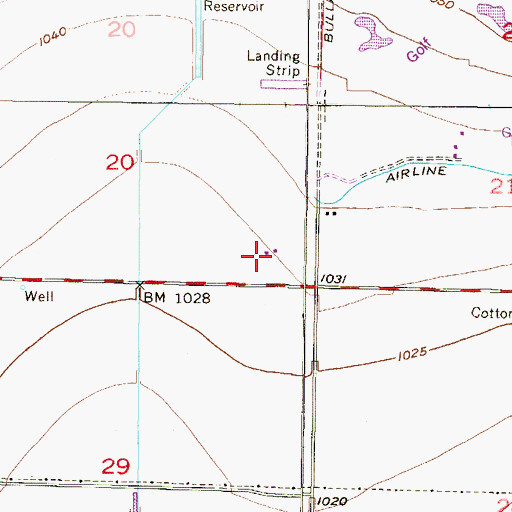 Topographic Map of Cold Water Academy, AZ