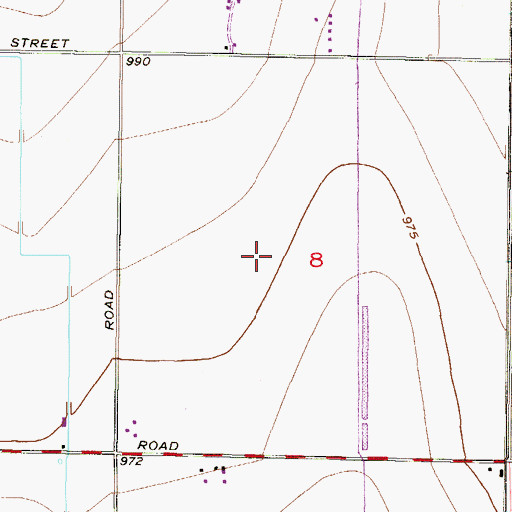 Topographic Map of Centerra Mirage School, AZ