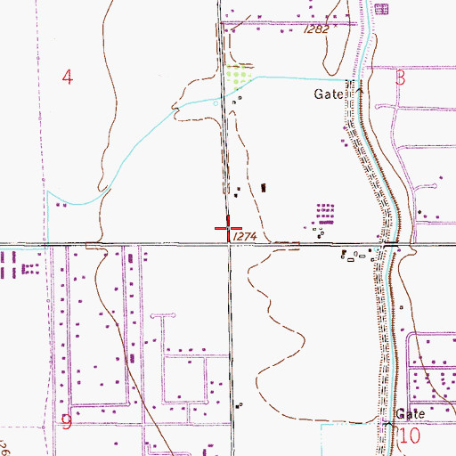 Topographic Map of Technology and Leadership Academy, AZ