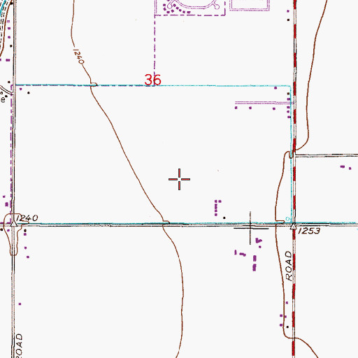 Topographic Map of Chandler Early College, AZ