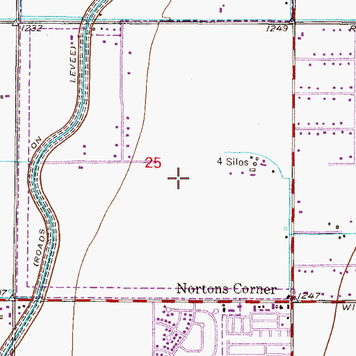 Topographic Map of Chandler Traditional Academy Liberty Campus, AZ