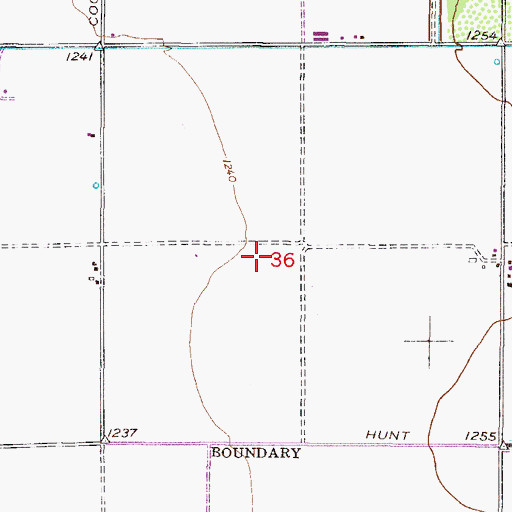 Topographic Map of Hull Elementary School, AZ
