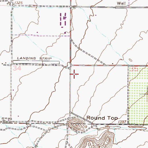 Topographic Map of Payne Junior High School, AZ
