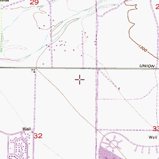 Topographic Map of Deer Valley Crossroads School, AZ