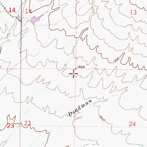 Topographic Map of Gavilan Peak School, AZ