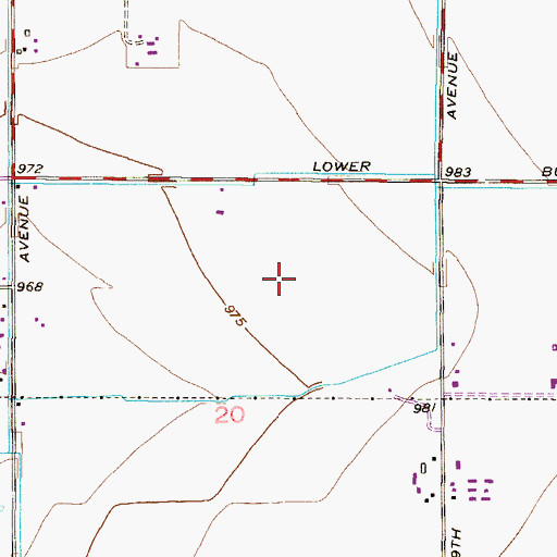 Topographic Map of Country Place Elementary School, AZ