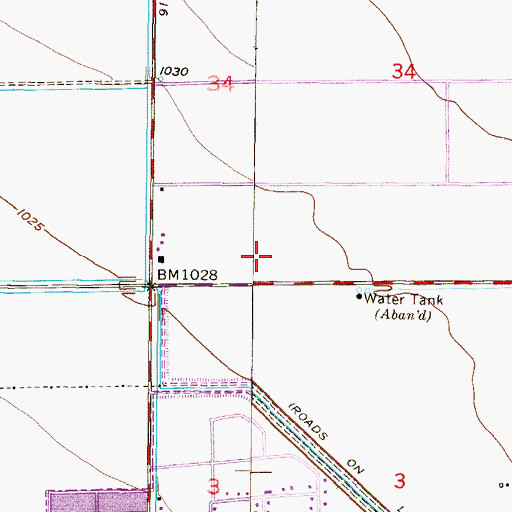 Topographic Map of Desert Oasis Elementary School, AZ