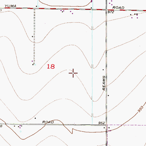 Topographic Map of Desert Star School, AZ