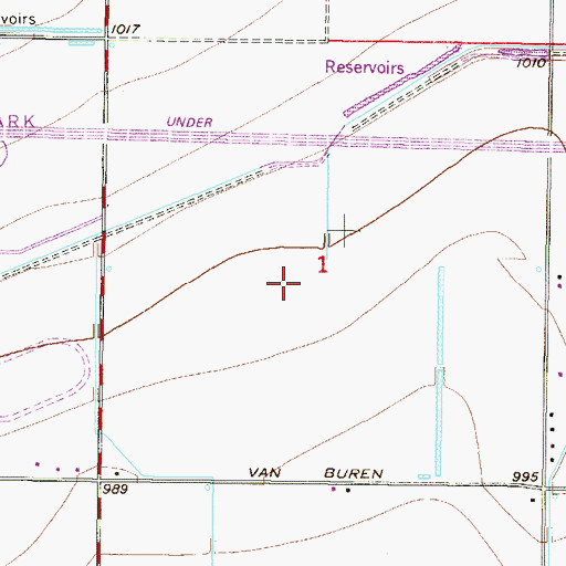 Topographic Map of Desert Thunder School, AZ