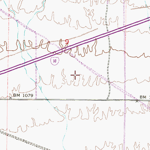 Topographic Map of Sundance Elementary School, AZ