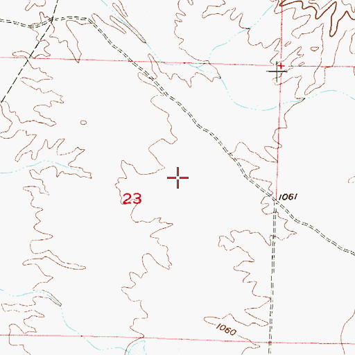 Topographic Map of Estrella Foothills High School, AZ