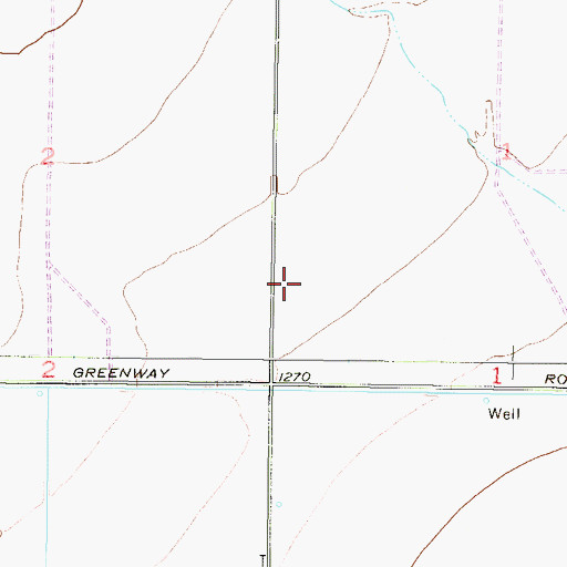 Topographic Map of Cimarron Springs Elementary School, AZ