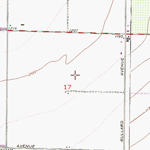 Topographic Map of Marley Park Elementary School, AZ