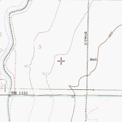 Topographic Map of Western Peaks Elementary School, AZ