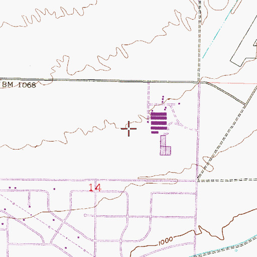 Topographic Map of Freedom Elementary School, AZ