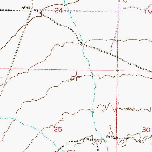 Topographic Map of Festival Foothills Elementary School, AZ