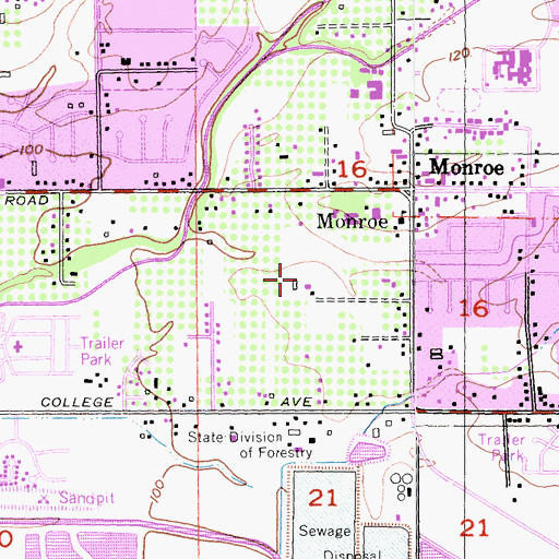 Topographic Map of Albert F Biella Elementary School, CA