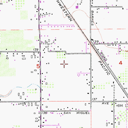 Topographic Map of Jack London Elementary School, CA