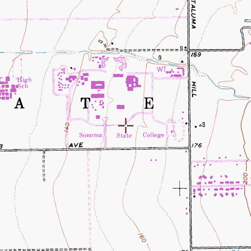 Topographic Map of Technology High School, CA