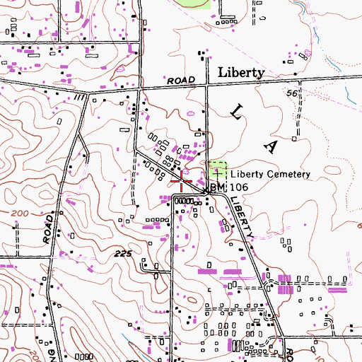 Topographic Map of California Virtual Academy, CA