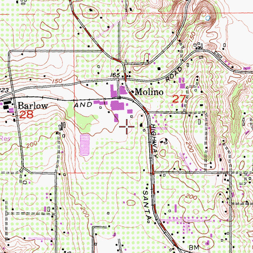 Topographic Map of Journey Academy, CA